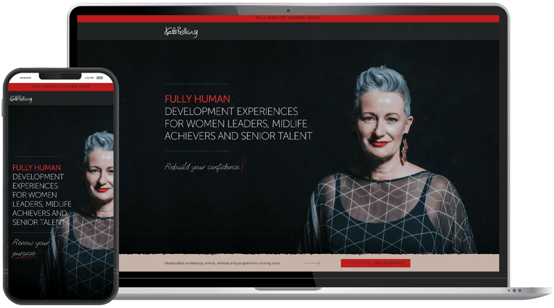 Kate Billing website design