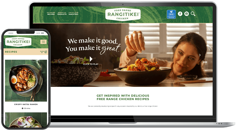 Rangitikei Chicken website design