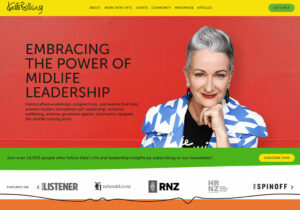 Empowering Midlife Leaders: Behind the Scenes of Kate Billing’s Website Build